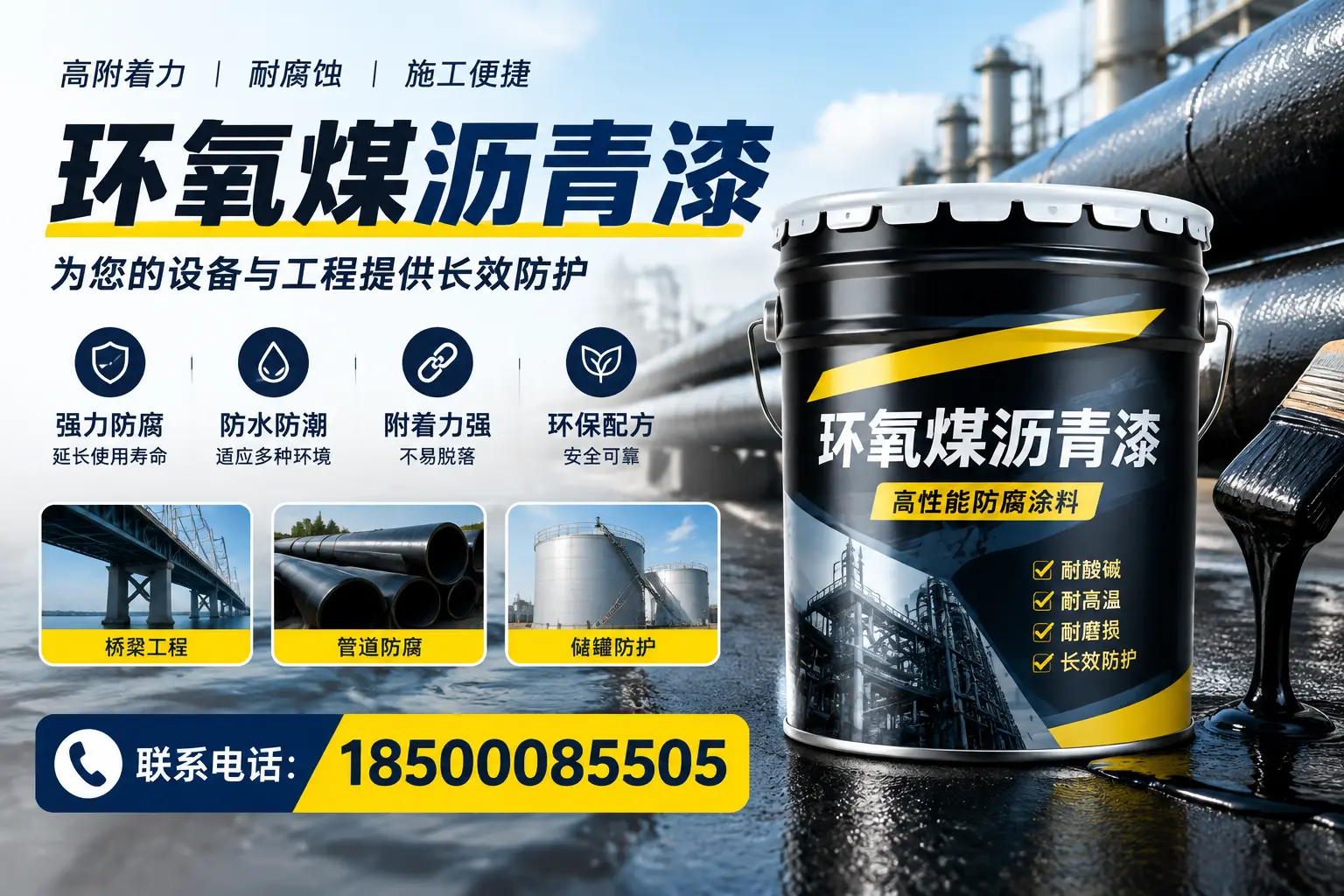 环氧煤沥青漆与其他涂料的对比分析,助力潜江企业决策