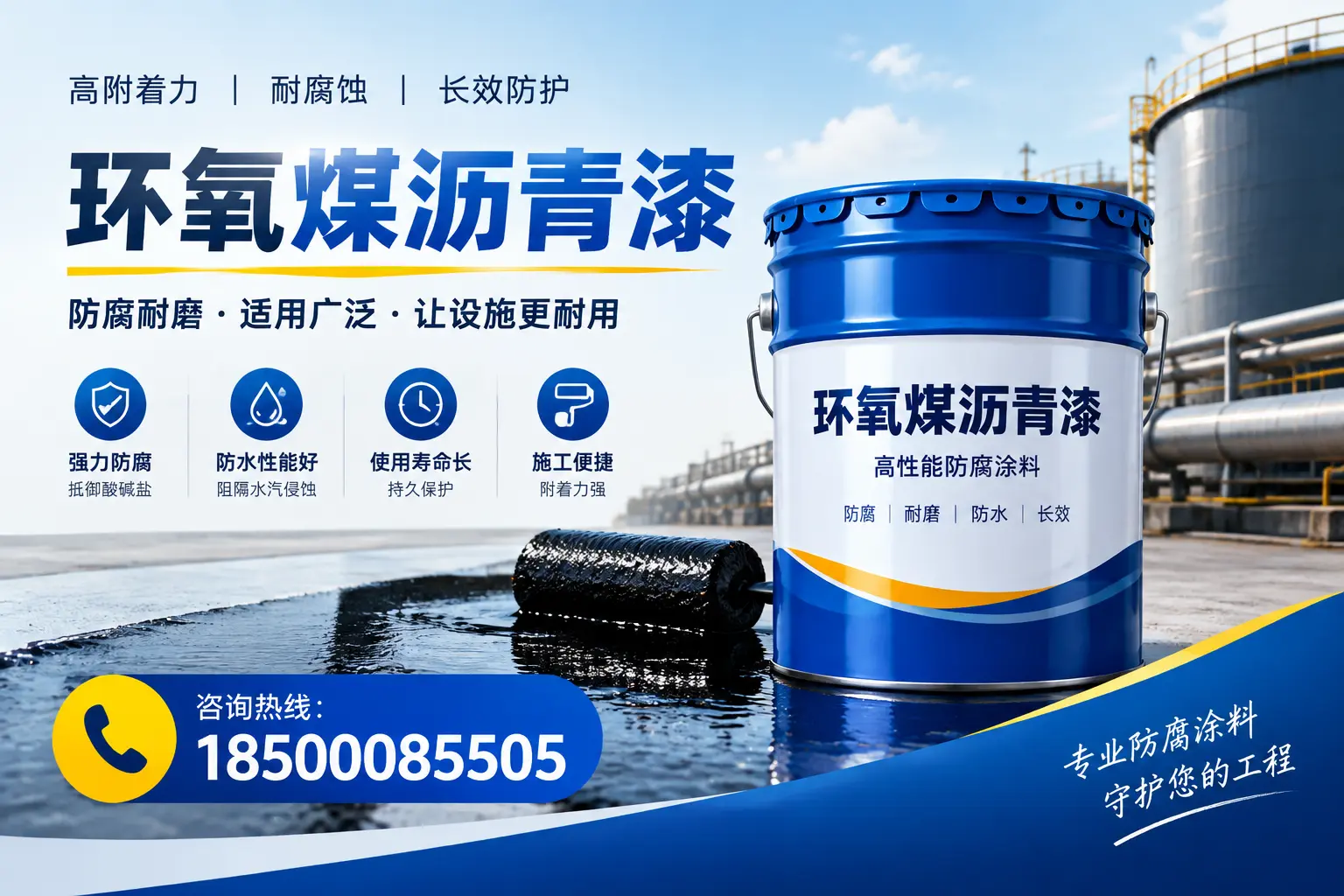 环氧煤沥青漆与其他涂料的对比分析，助力潜江企业决策