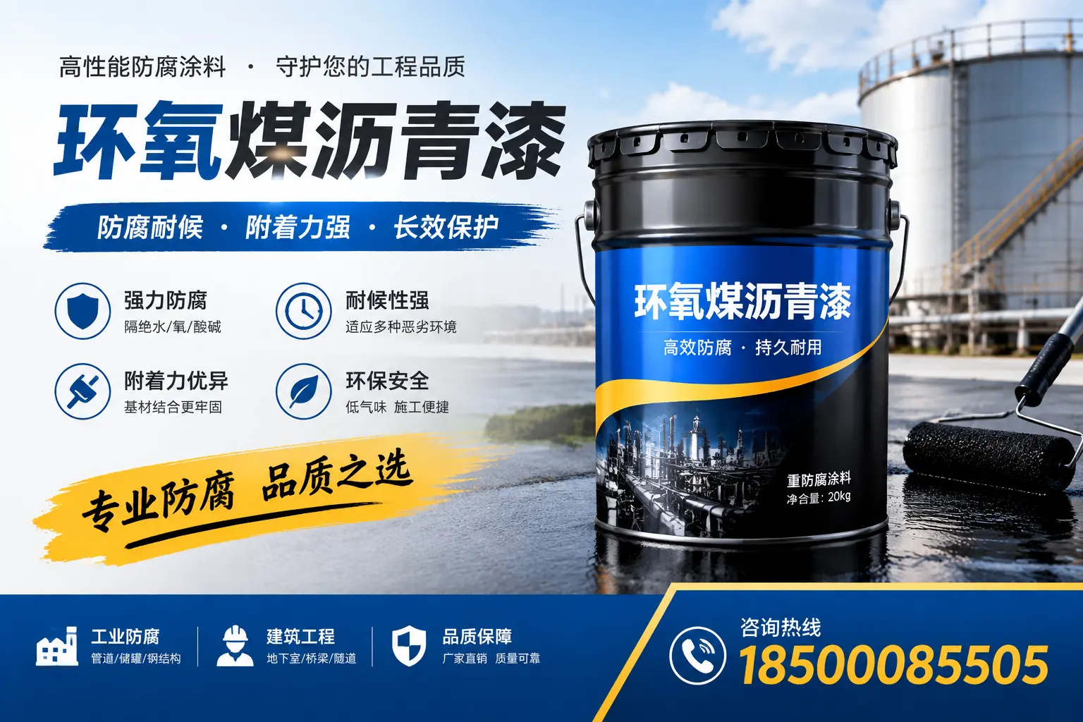如何选择适合的环氧煤沥青漆?潜江市场选型指南